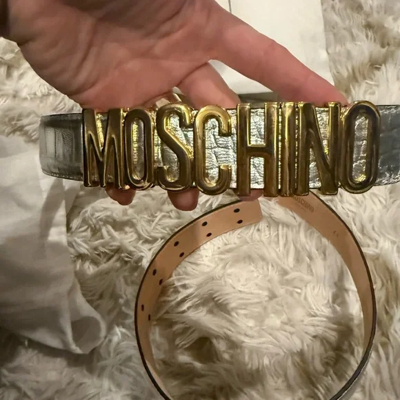 Moschino Gold and Silver Belt - Picture 2 of 5